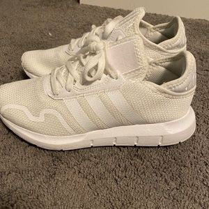 White Adidas sneakers